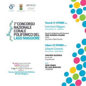 7° edizione del Concorso Nazionale Corale Polifonico del Lago Maggiore