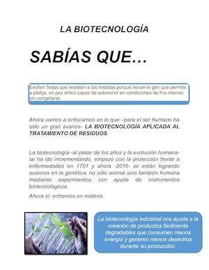 La Biotecnología aplicada en residuos