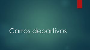 Carros Deportivos