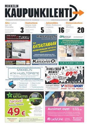 Mikkelin Kaupunkilehti 42/2016