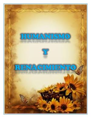 Humanismo Y Renacimiento1