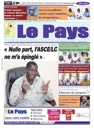 Le Pays Du 20 10 2016