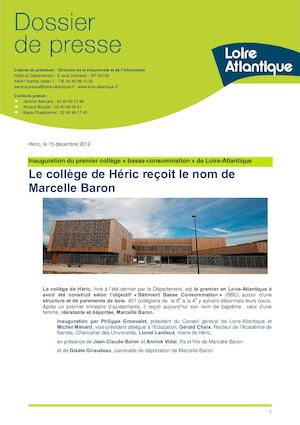 Inuaguration marcelle baron déc 2012