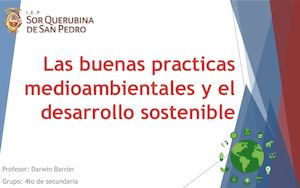 Las Buenas Practicas Medioambientales Y El Desarrollo Sostenible