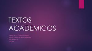 textos academicos