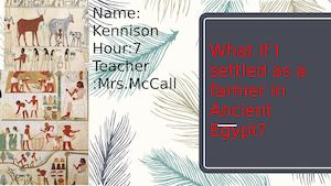 What If I Settle As A Farmer In Ancient Egypt