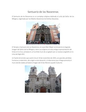 Santuario De Las Nazarenas