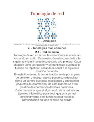 Topología De Red
