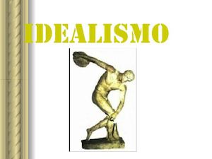 IDEALISMO