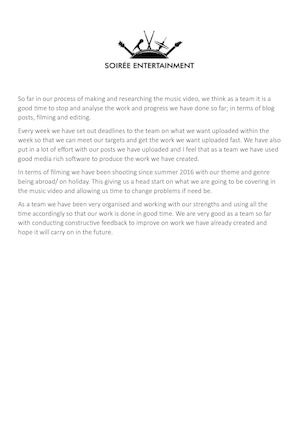 So Far In The Media Coursework Checkpoint