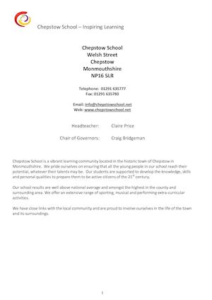 School Prospectus 2016-2017