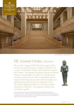 Enjoy Warm Indian Hospitality in Chennai at the ITC Grand Chola