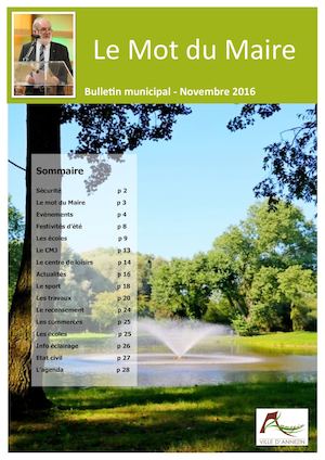 Bulletin Novembre 2016