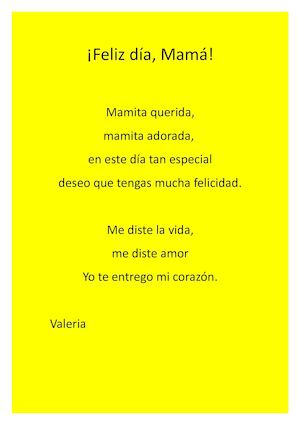 Feliz Día Mamá