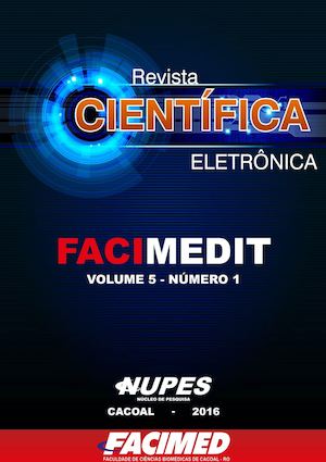 Revista eletrônica FACIMED - Edicão 5 - número 1