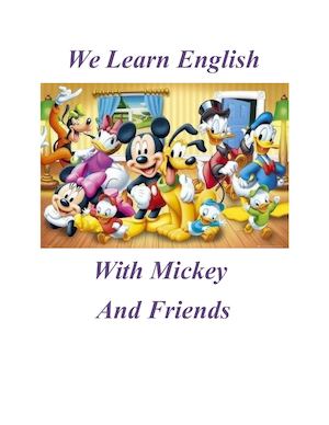 Cartilla we learn english with mickey and friends