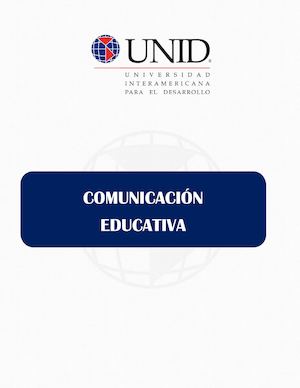 Sesión 3: Comunicación Educativa