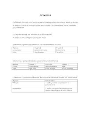 Objetos Tecnologicos