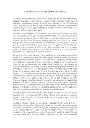 Autobiografia Juan Pablo Baez Garcia PDF