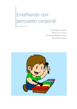 Enseñando con percusión corporal.