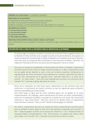 Al ritmo de Susanita