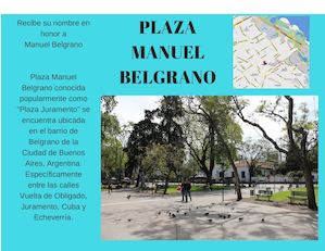 Plaza Manuel Belgrano Conocida Popularmente Como Plaza Juramento Se Encuentra Ubicada En El Barrio De Belgrano De La Ciudad De Buenos Aires, Argentina Específicamente Entre Las Calles Vuelta De Obligado, Juramento,