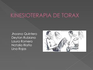 Kinesioterapia De Torax