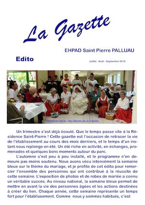 Gazette EHPAD - n°5 juillet août septembre