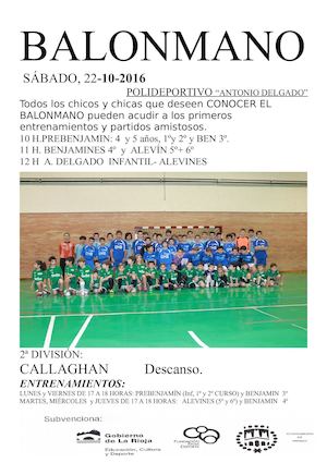 Balonmano 22 10 2016