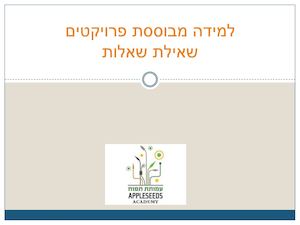 שאילת שאלות שאלה פוריה