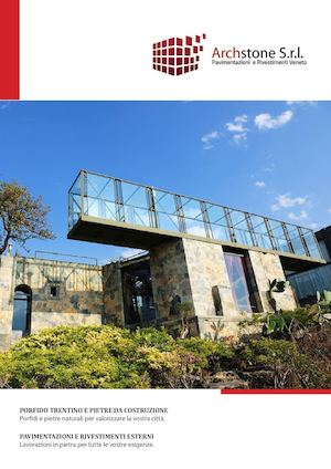 Archstone S R L Catalogo Pavimentazioni Esterne