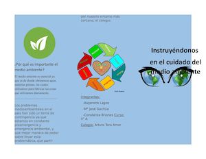 Triptico Medio Ambiente