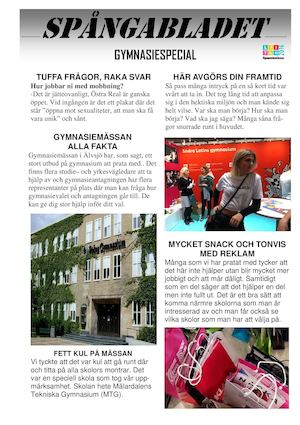 November Tema Gymnasiemässan