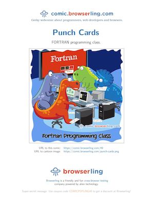 Punch Cards - Programming Joke