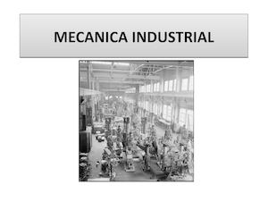 Mecanica Industrial