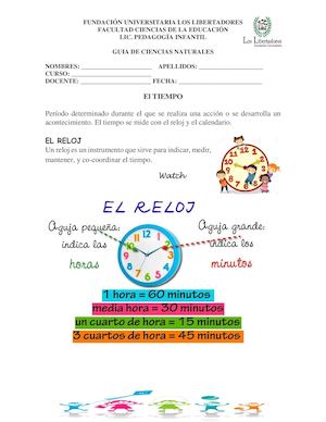 El Tiempo Guia