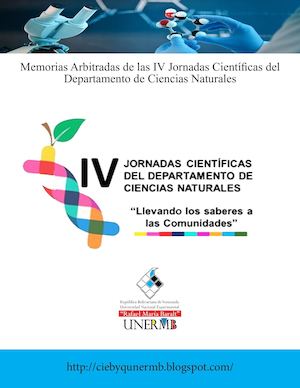 Memorias Arbitradas IV Jornadas de Ciencias Naturales