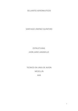 Sellantes Aeronauticos Santiago Jimenez