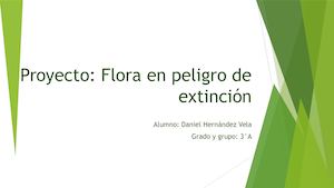 Proyecto Flora en peligro de extincion