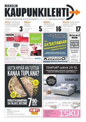 Mikkelin Kaupunkilehti 43/2016