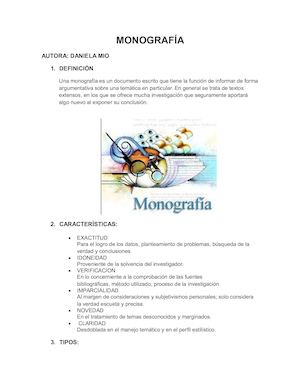 Monografía