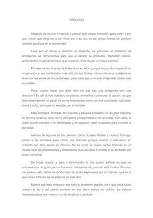 Antología Prólogo