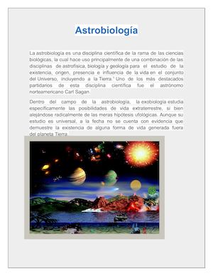 Astrobiología