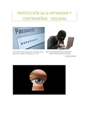 Protección de la intimidad y contraseñas seguras