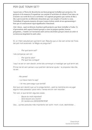 Projecte Per què tenim set