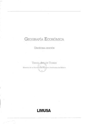MATERIAL DE CONSULTA DE GEOGRAFÍA ECONÓMICA Y GLOBAL