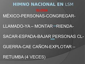 Himno Nacional  LSM