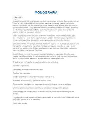Monografía