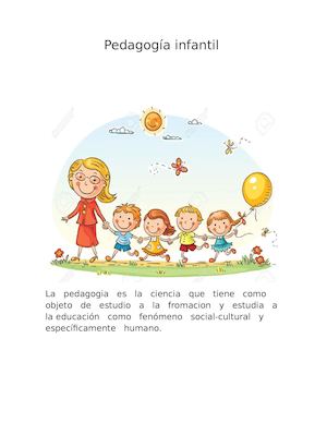 Pedagogía Infantil