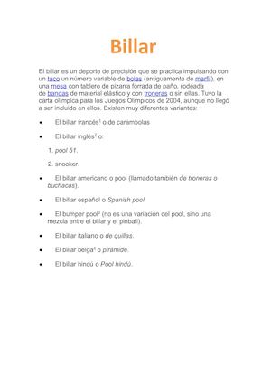 Billar